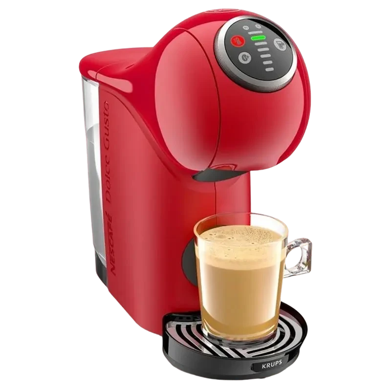 Cafetiera cu capsule krups genio s plus kp340510, 1500w, roșu 4