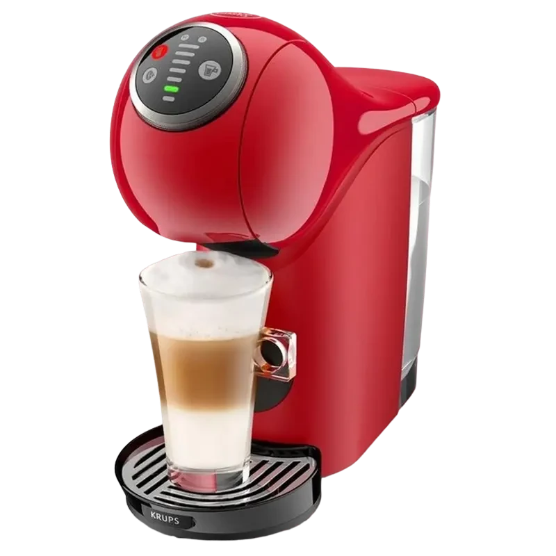 Cafetiera cu capsule krups genio s plus kp340510, 1500w, roșu 9