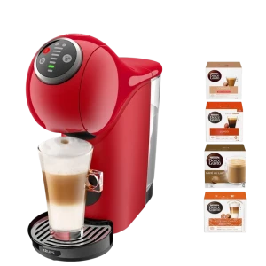 Cafetiera cu capsule krups genio s plus kp340510, 1500w, roșu Thumbnail 3