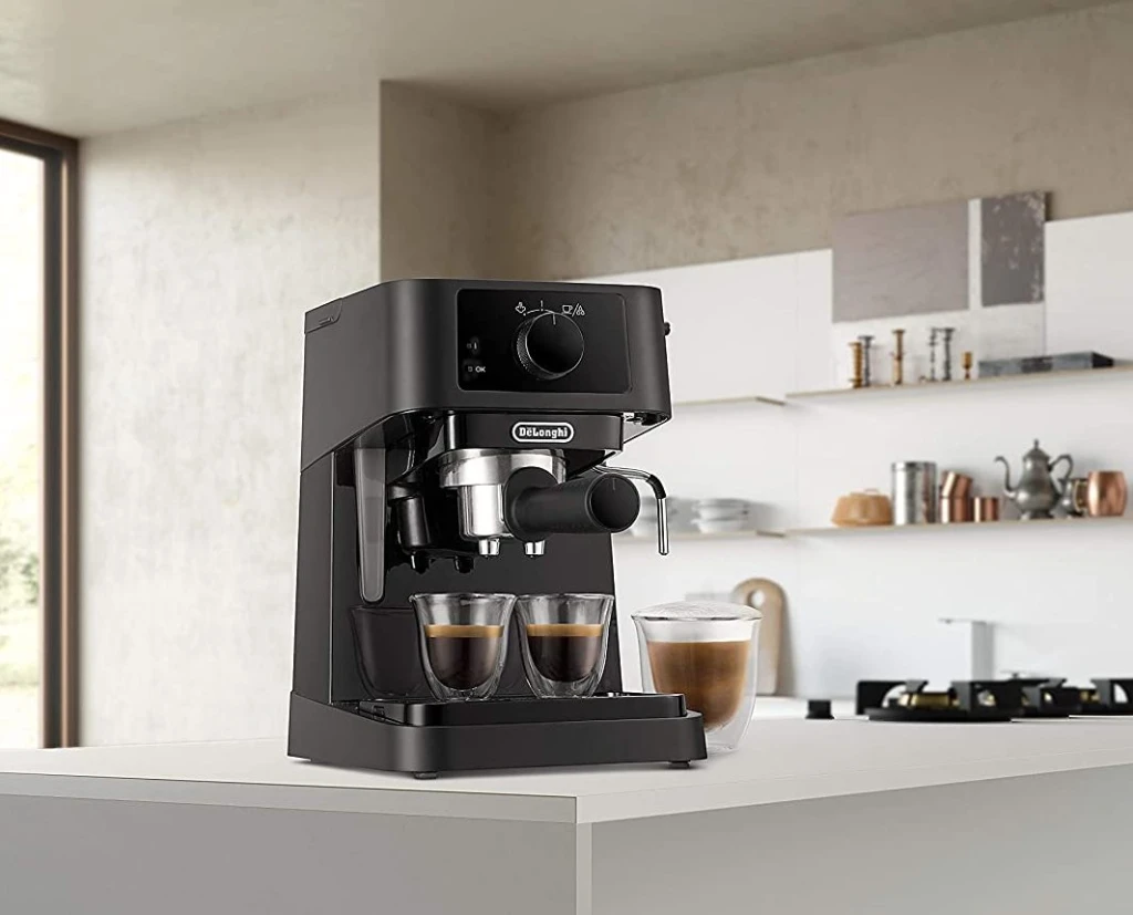 Cafetiera manuala delonghi ec230bk, 1100w, negru 6