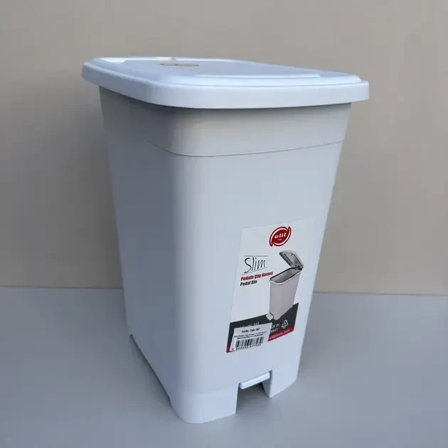 Urna cu pedala 8lt, (gri-bej-alb) e344 3