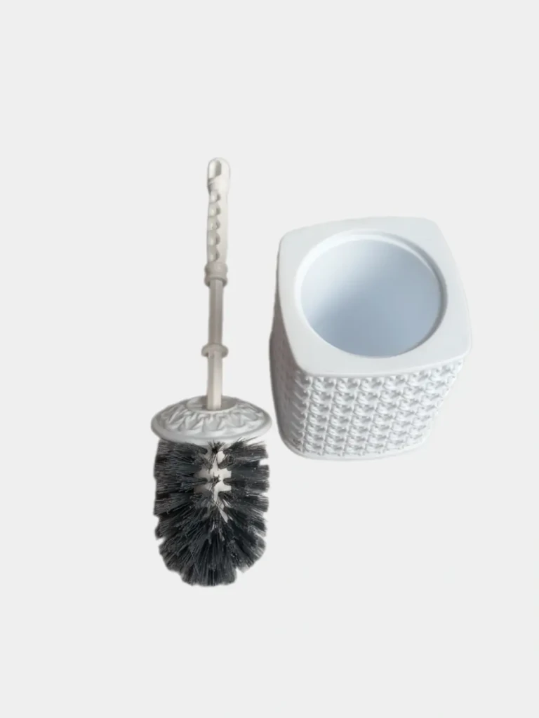 Ершик для унитаза rio knit, серо-белый 4