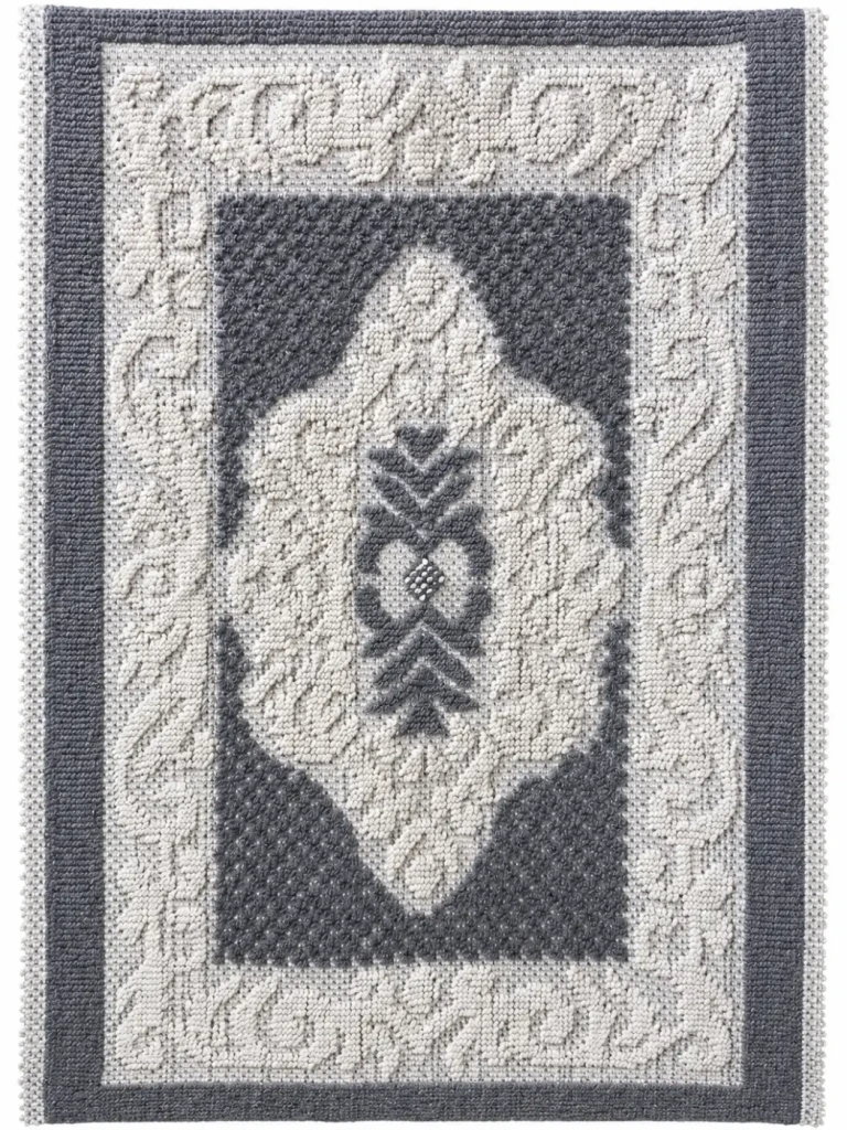 Covor bumbac, gri 60×100 cm (170361) 4