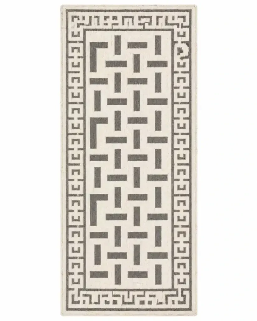Covor bumbac gri, 80x200 cm (170392) 4
