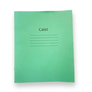 Caiet verde 12 foi, pătrățele