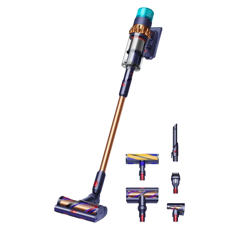 Вертикальный пылесос dyson gen5 detect absolute, midnight blue | copper 3