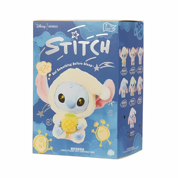 Figurină labubu-stitch — seria "eat something before sleep" 3