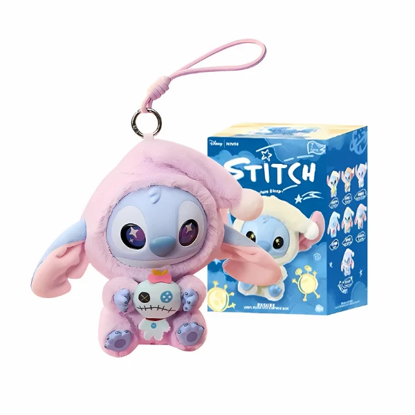 Figurină labubu-stitch — seria "eat something before sleep" 4