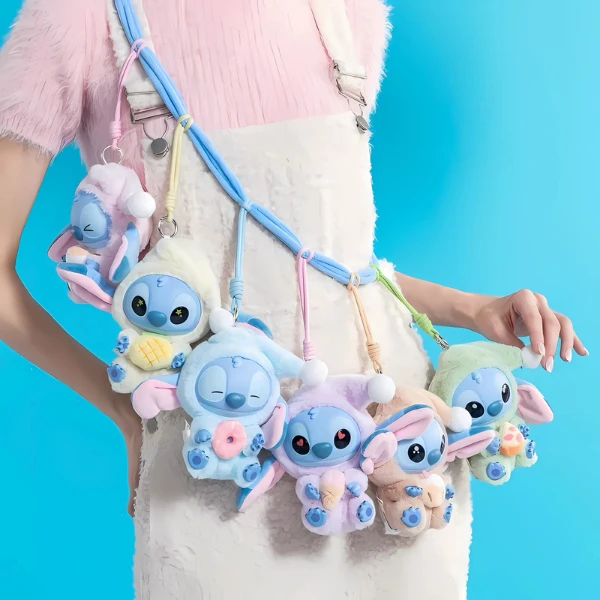 Figurină labubu-stitch — seria "eat something before sleep" 10