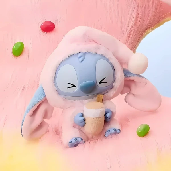 Figurină labubu-stitch — seria "eat something before sleep" 6