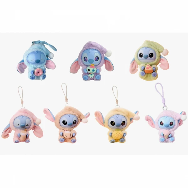 Figurină labubu-stitch — seria "eat something before sleep" 2