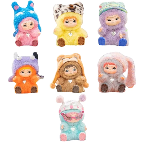 Figurină wakuku — seria "fuzzy trendy fun party", 17 cm 2