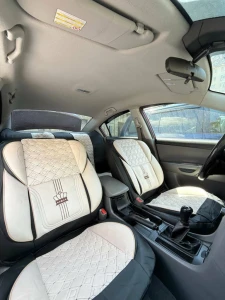 Huse auto complete din veliur – negru cu bej (mg-1pv/bb)