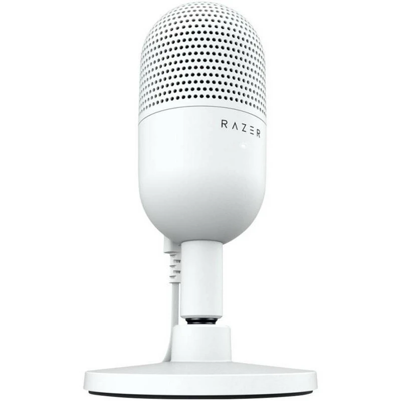 Игровой микрофон razer seiren v3 mini, проводной аналоговый, белый 3