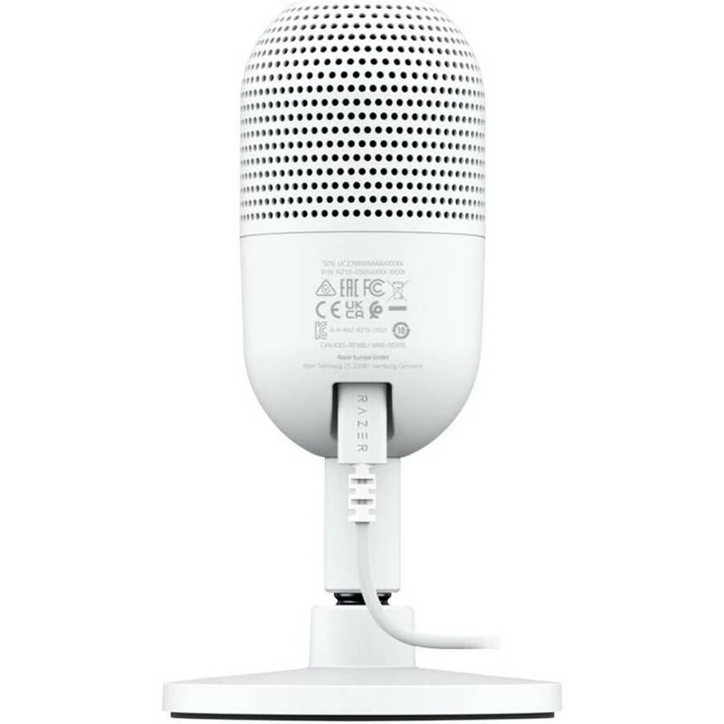 Игровой микрофон razer seiren v3 mini, проводной аналоговый, белый 2