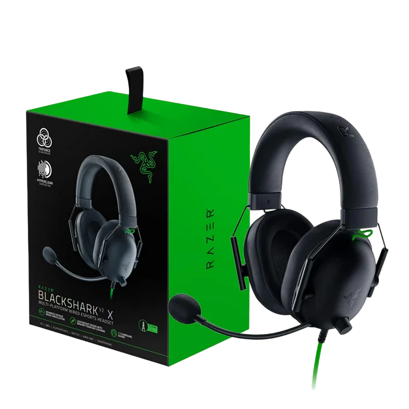 Căști gaming razer blackshark v2 x, cu fir, negru 4