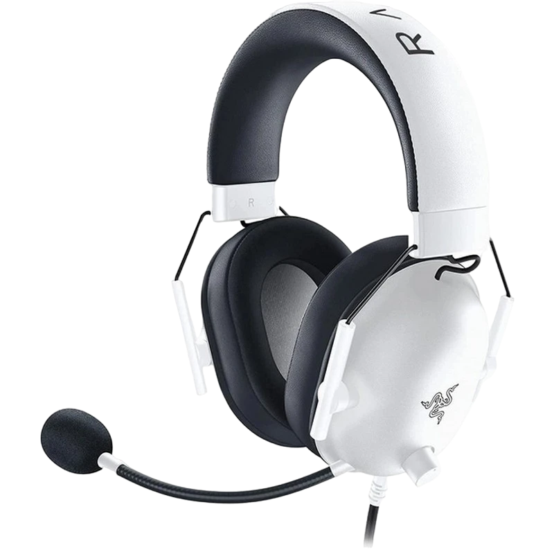 Игровая гарнитура razer blackshark v2 x, проводной аналоговый, белый 3