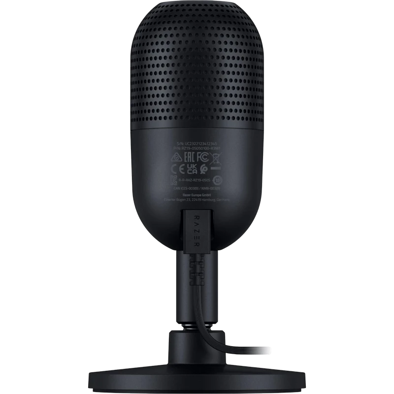 Microfon gaming razer seiren v3 mini, cu fir, negru 3