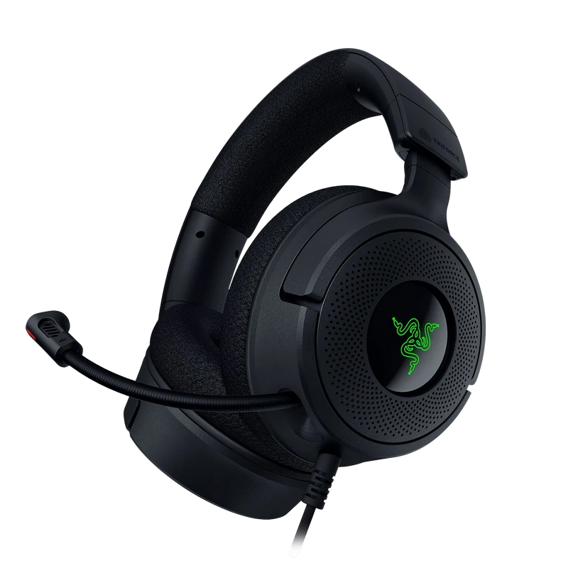 Игровая гарнитура razer kraken v4 x usb, проводной аналоговый, чёрный 2