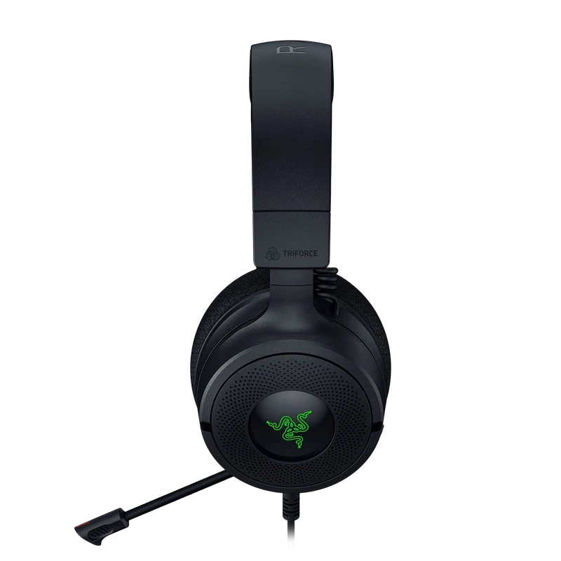 Игровая гарнитура razer kraken v4 x usb, проводной аналоговый, чёрный 8