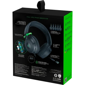 Игровая гарнитура razer kraken v4 x usb, проводной аналоговый, чёрный Thumbnail 6