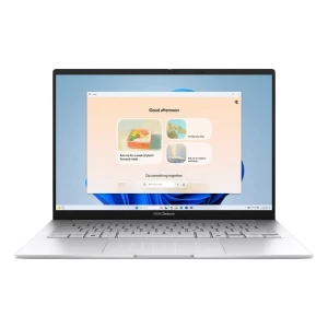 Laptop 14" ASUS Zenbook 14 OLED UX3405CA, Foggy Silver, Intel Core Ultra 9 285H, 16GB/1024GB, Fără SO
