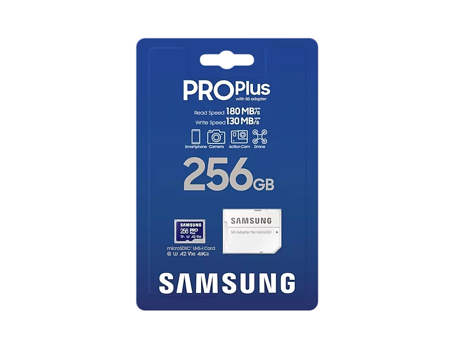 Карта памяти samsung pro plus microsd, 256гб (mb-md256sa/kr) 2