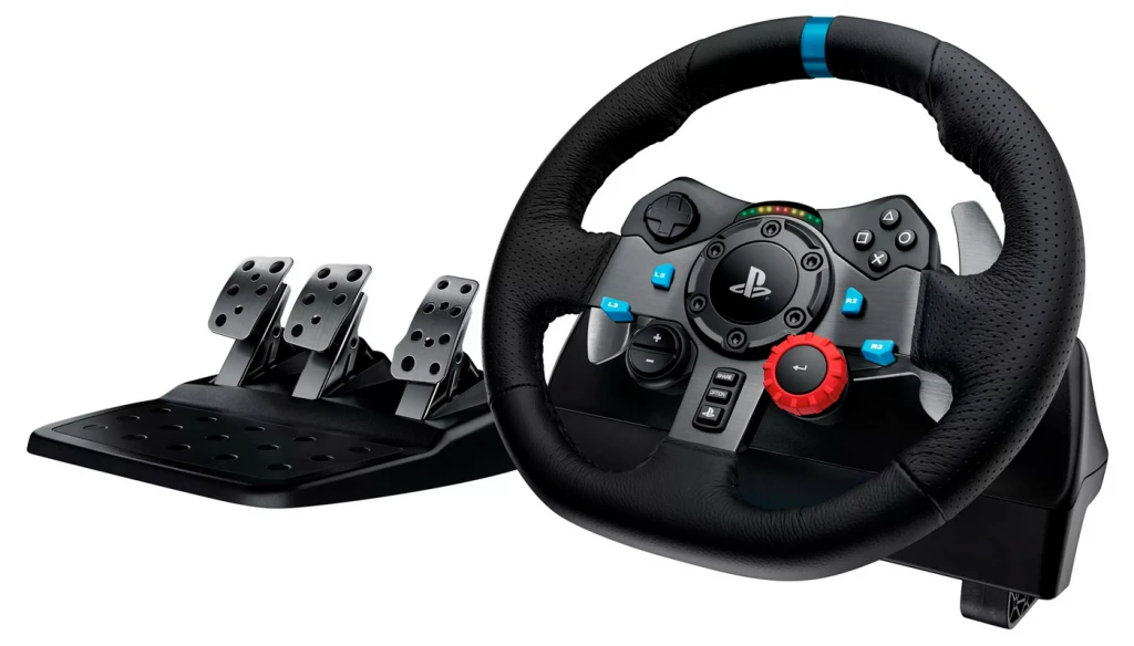 Игровой руль logitech g29, чёрный 3