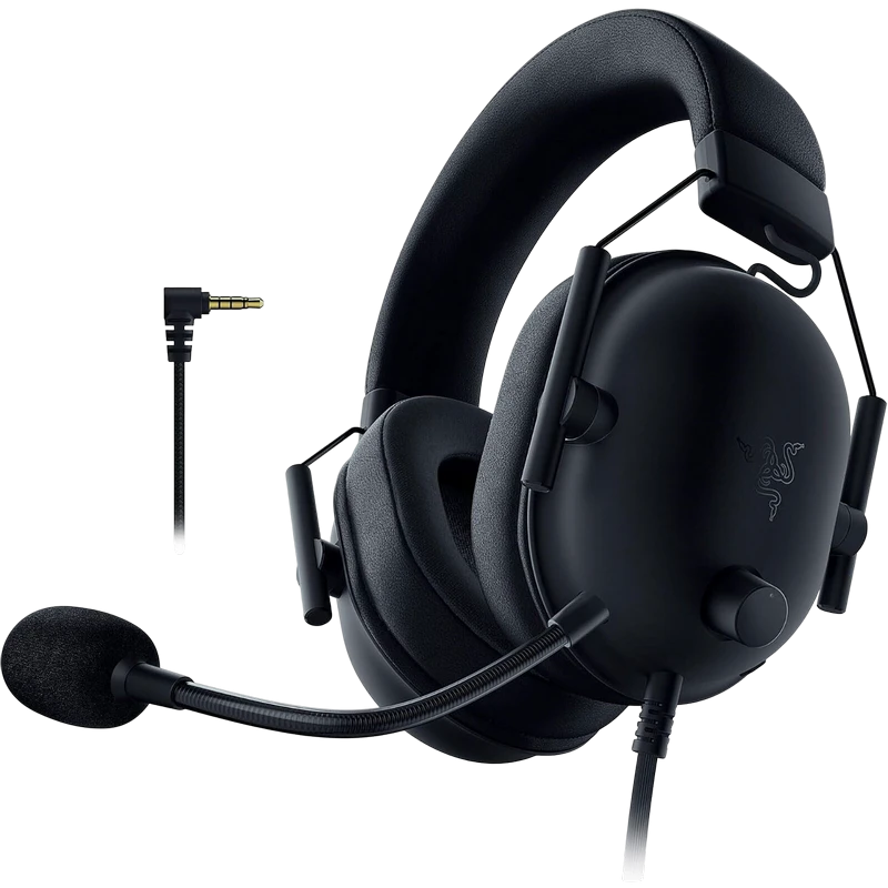 Игровая гарнитура razer blackshark v2 x для xbox, проводной аналоговый, чёрный 2