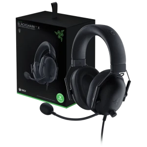 Игровая гарнитура razer blackshark v2 x для xbox, проводной аналоговый, чёрный Thumbnail 3