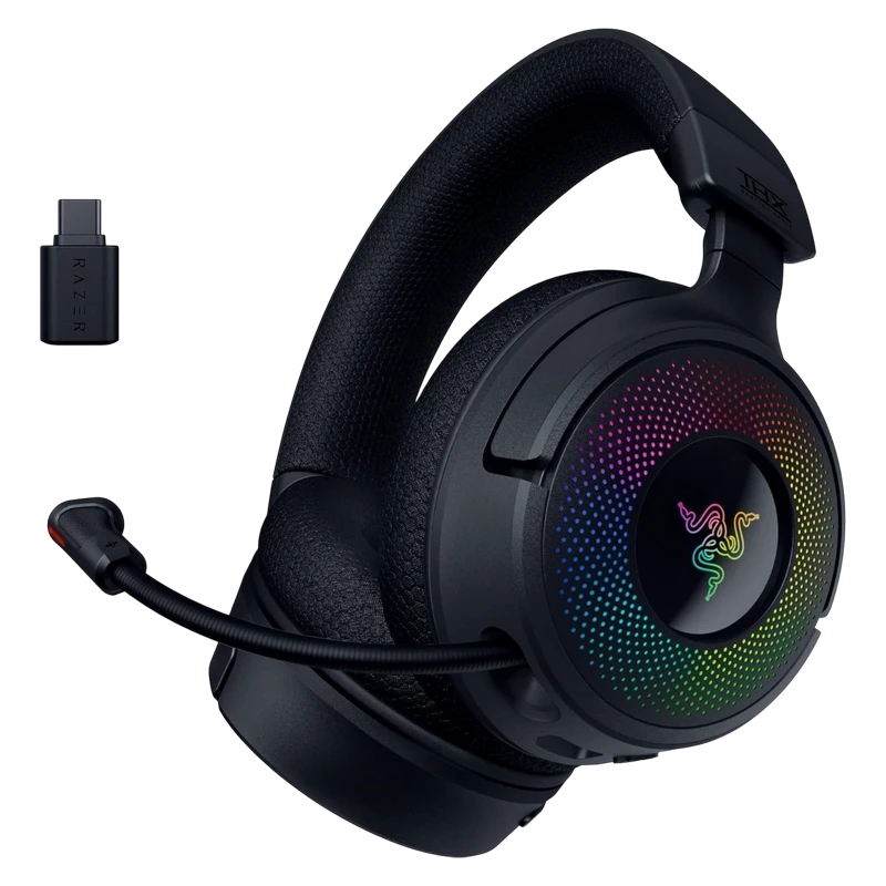Căști gaming razer kraken v4, cu fir, negru 3