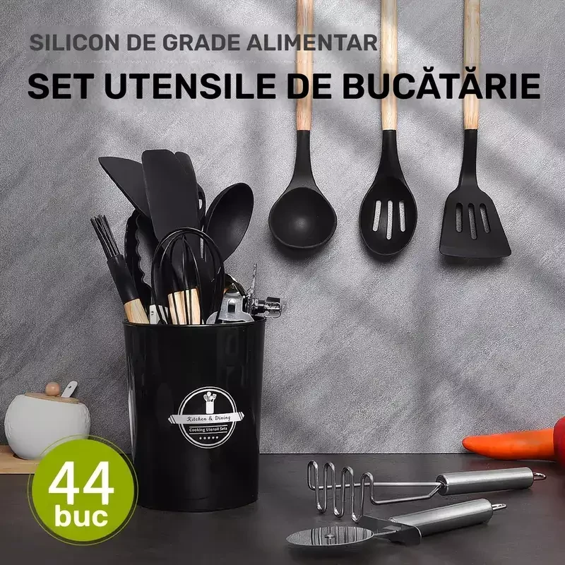 Set 44 piese ustensile de bucatarie din silicon (kubk) 3