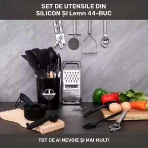 Set 44 piese ustensile de bucatarie din silicon (kubk) Thumbnail 2