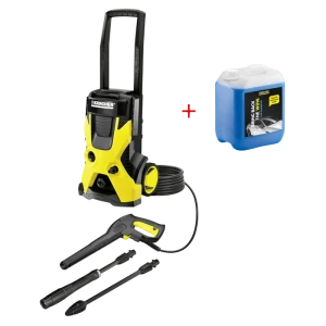 Mini-mașină de spălat cu presiune karcher k 5 basic + șampon auto rm 619, 5l