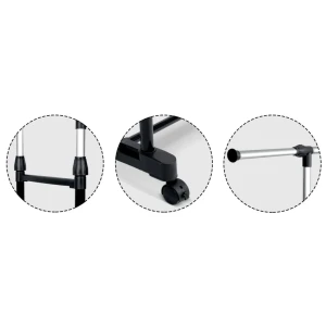Suport umerase pentru haine massido ms-860 157 x 77 cm, negru-argintiu, 686000 Thumbnail 8