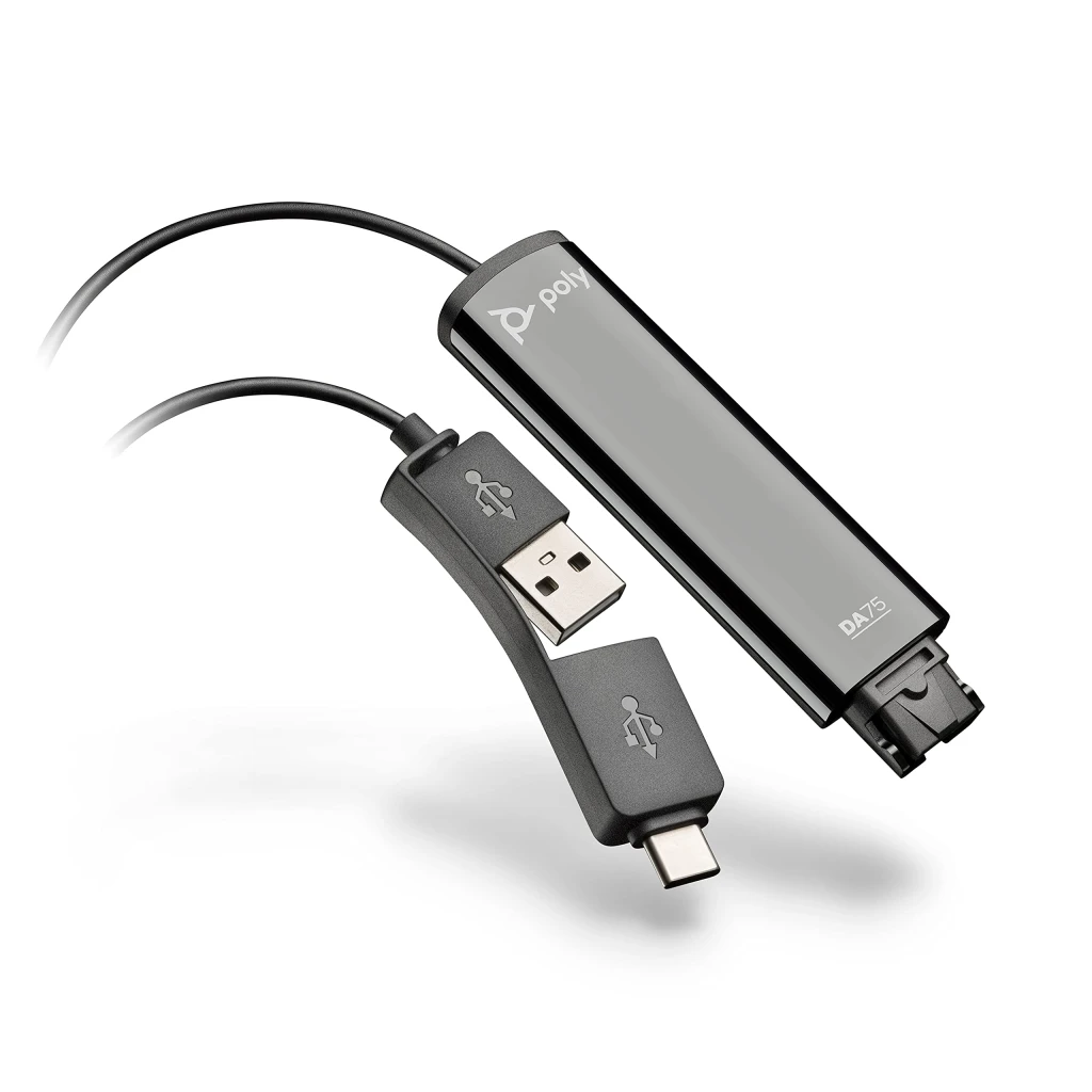 Adaptor poly  da75 usb to qd, black 2