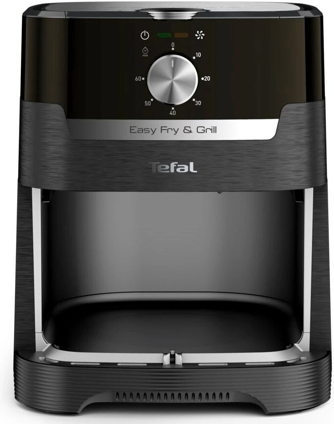 Air fryer tefal ey501815  easy fry & grill  digital , 4.2l, 1550w, 2-in-1 air fry & grill, electronic panel, temperature control, timer, hot air fryin 4