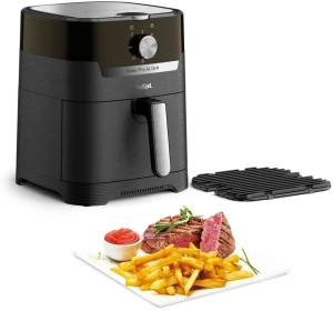 Air fryer tefal ey501815  easy fry & grill  digital , 4.2l, 1550w, 2-in-1 air fry & grill, electronic panel, temperature control, timer, hot air fryin Thumbnail 7