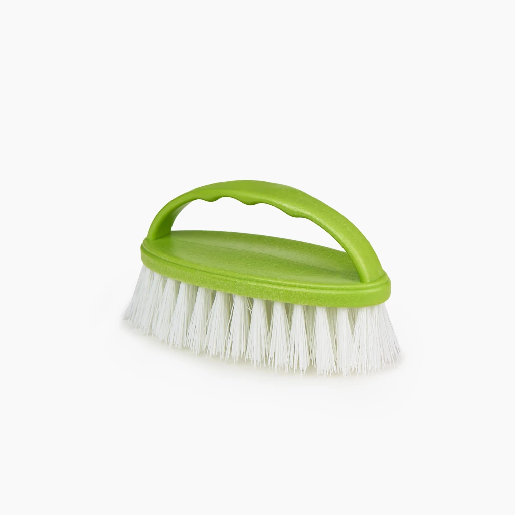 Perie frecat cu maner ova cu peri scurti 3 cm diverse culori 7