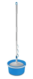 Mop Esperanza PERFECT CLEAN EHS007 Spin mop, Overall length: 130 cm, Tube diameter: 22 mm, Tube material: stainless steel, Diameter of plate (to attac