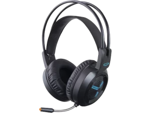 Headset Gaming Esperanza ASGARD EGH410, Blue LED backlight, 1x mini jack 3.5mm + 1x USB 2.0, Drivers 40mm, Volume control, Cable length 2m, Weight 290