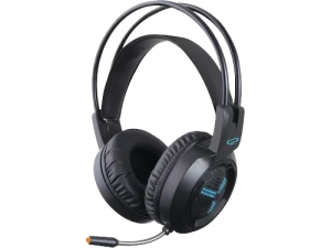 Headset gaming esperanza asgard egh410, blue led backlight, 1x mini jack 3.5mm + 1x usb 2.0, drivers 40mm, volume control, cable length 2m, weight 290