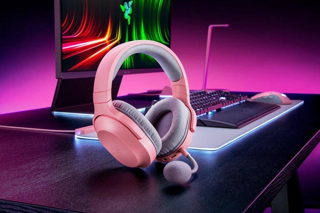 Headphone razer barracuda x (2022) - wireless multi-platform gaming and mobile headset - quartz edition 3