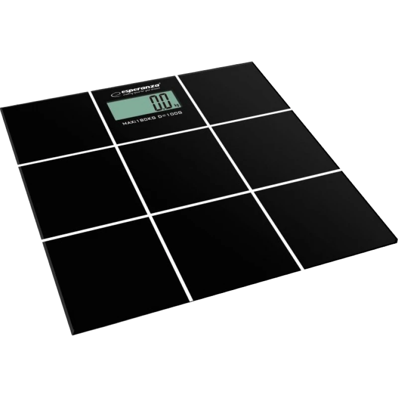 Bath scale esperanza salsa ebs004  equipped with four high precision strain gauge sensors. capacity 180kg /396lb division 100 g/0.2lb power saving lar 2