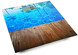 Bath Scale Esperanza WAIKIKI EBS011, Equipped with four high precision Strain Gauge sensors, Capacity 180kg /396LB, Division 100 g/0.2LB, Power saving