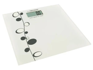 Bath scale esperanza zumba ebs005 white, equipped with four high precision strain gauge sensors, capacity 180kg /396lb, division 100 g/0.2lb, power sa