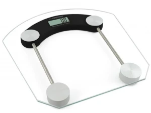 Bath scale esperanza pilates ebs008k black, equipped with four high precision strain gauge sensors, capacity 180kg /396lb, division 100 g/0.2lb, power