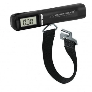 Scale luggage esperanza hitchhiker ets001, max: 50 kg, four units of measure: g/lb/oz/kg, tare function, power supply: 2*aaa batteries, low battery in 2