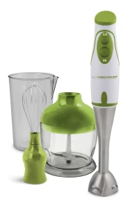 Hand blender Esperanza PESTO EKM003G, Green, 450W, 3 in 1 Chopper, Whisk, Cup of mixing,  Stainless steel knife; Stainless steel removable rod hanger;
