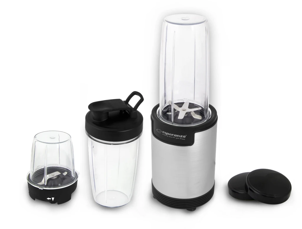 Table blender esperanza nutri bomb ekm030, 900w, 9 in 1, 1 * main unit, 1 * 800 ml blending jar, 1 * 500 ml blending jar, 1 * 350 ml grading jar, 1 * 2